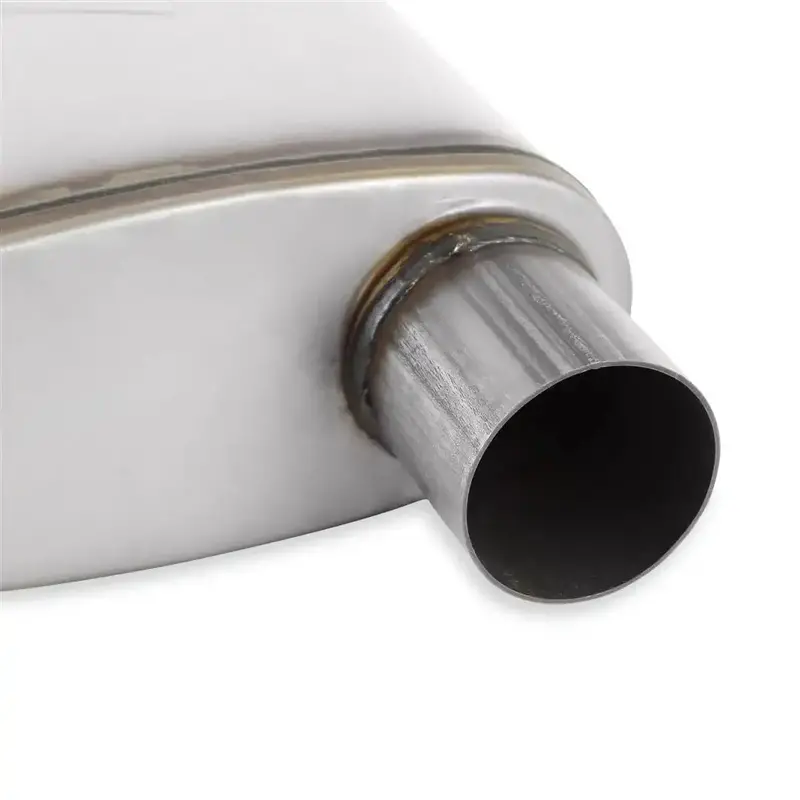 Oval Exhaust Tip – 2.5-Inch Inlet / 4X9X18-Inch Outlet Dimensions 1