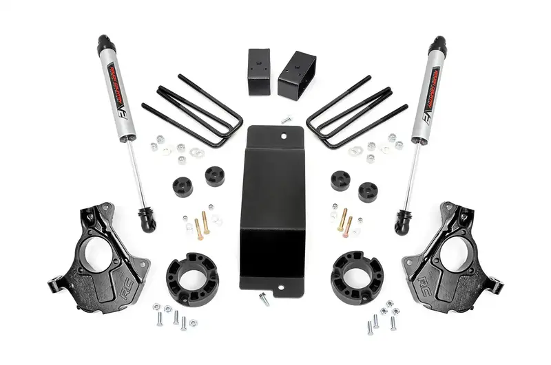 Rough Country 12470 Suspension Lift Kit With Integrated Shocks And Knuckles 1