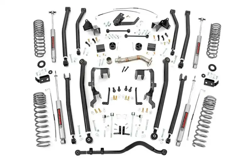 Rough Country 4-Inch Long-Arm Suspension Lift Kit – Model 78630A 1