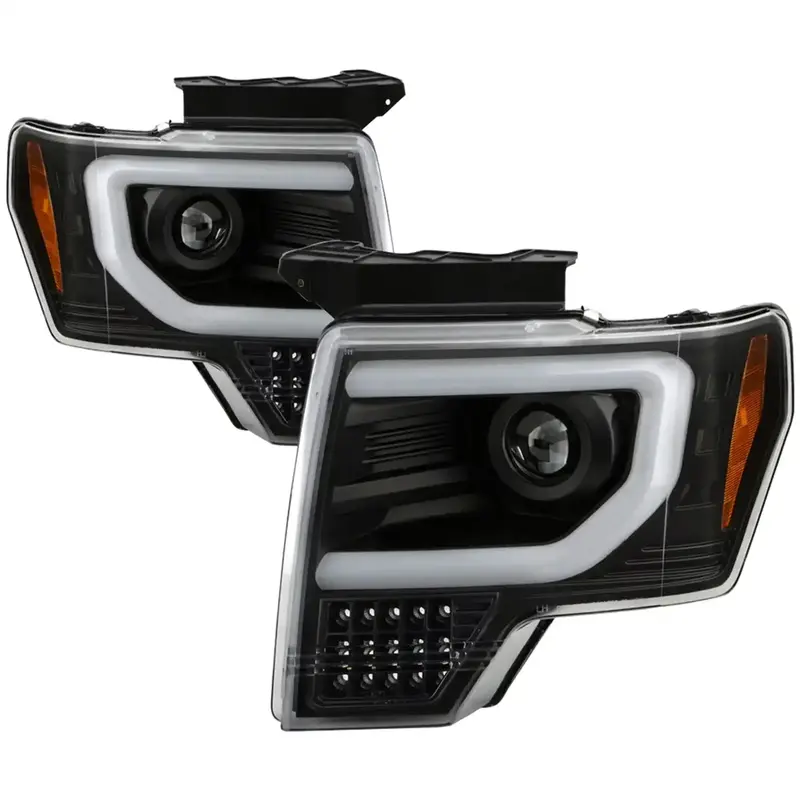 Spyder Auto Apex Projector Headlights – Black Housing, Plug-And-Play Design (Model 5087560) 1