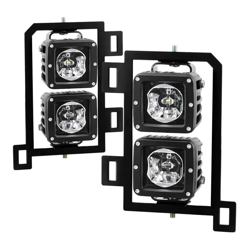 Spyder Auto Full Led Fog Light Kit – Clear Lens, Plug-And-Play Installation (9045424) 1