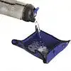 Triple-Function Portable Bottle And Bowl In Blue 1