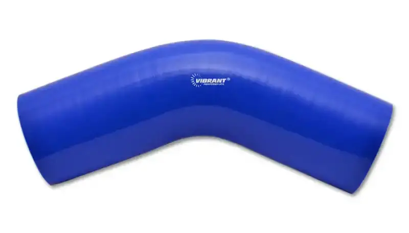 Vibrant Performance 4-Ply Blue Silicone Elbow – 2.5-Inch Id, 45-Degree Angle 1