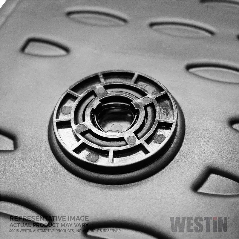 Westin 74-42-11003 Profile Floor Liners – 2-Piece Front Set In Black 1