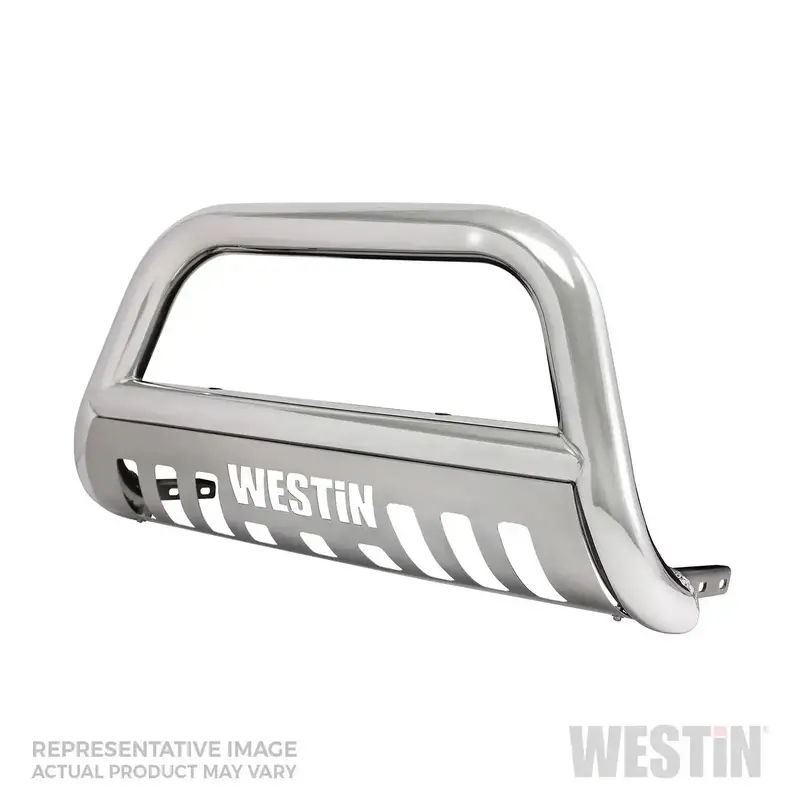 Westin E-Series Bull Bar – 3-Inch Diameter Polished Stainless Steel (Model 31-5900) 1