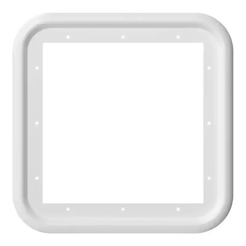 White Trim Ring For 15" X 15" Door Panels 1